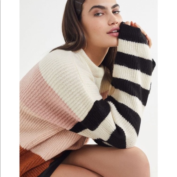 Urban Outfitters Uo Alston Distressed Pullover Sweater In Black White  ModeSens | centenariocat.upeu.edu.pe